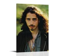 GPCLJW Chris Cornell Art - Mural moderno impermeable para oficina acuática, adecuado para sala de estar, dormitorio, oficina en casa, sala de estar, 50 x 75 cm, estilo marco