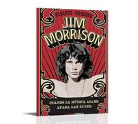 GPCLJW Jim Morrison Art - Póster moderno impermeable para oficina acuática, adecuado para sala de estar, dormitorio, oficina en casa, sala de estar, 40 x 60 cm, estilo marco