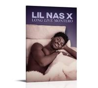 GPCLJW Lil Nas X Long Live Montero Art - Mural moderno impermeable para oficina acuática, adecuado para sala de estar, dormitorio, oficina en casa, sala de estar, 20 x 30 cm, estilo marco