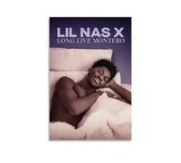 GPCLJW Lil Nas X Long Live Montero Art - Mural moderno impermeable para oficina acuática, adecuado para sala de estar, dormitorio, oficina en casa, sala de estar, 20 x 30 cm, estilo sin marco