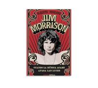 GPCLJW Póster de Jim Morrison Art impermeable moderno para oficina acuática, adecuado para sala de estar, dormitorio, oficina en casa, sala de estar, 20 x 30 cm, estilo sin marco