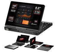 GPD Pocket 4: Miniportátil con CPU AMD Ryzen 7 8840U, GPU Radeon 780M, 16 GB de RAM LPDDR5X, 1 TB de SSD PCIe Gen4, Pantalla de 8,8 Pulgadas 2.5K 144 Hz, Wi-Fi 6E, Bluetooth 5.3
