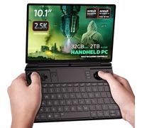 GPD Win MAX 2 2025 PC portátil para Juegos con AMD Ryzen AI 9 HX 370, GPU Radeon 890M, 32GB RAM, 2TB SSD, OcuLink, Pantalla IPS de 10,1», mandos para Juegos, Teclado y touchpad