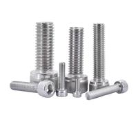 GPDNBIEU, 10~50PCS 304 Taza de acero inoxidable Allen Hex Socket Tornillos rosca inversa opuestos for zurdos(50PCS,M3x7)