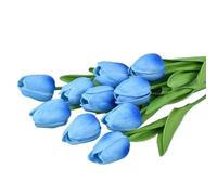 GPDNBIEU, 10 unids/Lote tulipán Flor Artificial Ramo de Flores Falsas for Fiesta Boda decoración del hogar al Aire Libre