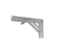 GPDNBIEU, 2 soportes blancos de 8 a 20 pulgadas, ajustables, for montar en la pared, duraderos, for bricolaje, for mesa, banco y estante(14 Inch White)