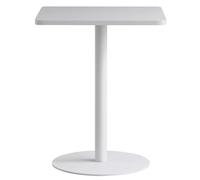 GPDNBIEU, 29" de Altura, con Base Metal, Mesa Pedestal Decorativa, Consola for la Entrada Sala Estar del Comedor(/White)