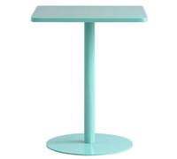 GPDNBIEU, 29" de Altura, con Base Metal, Mesa Pedestal Decorativa, Consola for la Entrada Sala Estar del Comedor(/Blue B)