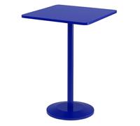 GPDNBIEU, 29" de Altura, con Base Metal, Mesa Pedestal Decorativa, Consola for la Entrada Sala Estar del Comedor(/Blue C)