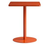 GPDNBIEU, 29" de Altura, con Base Metal, Mesa Pedestal Decorativa, Consola for la Entrada Sala Estar del Comedor(/Orange)