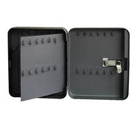 GPDNBIEU Armarios para Llaves, con Cerradura de combinación 5 Tipos Capacidad, gestión Llaves Almacenamiento automóviles inmobiliarios montado en la Pared(Black,48-Keys)