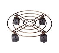 GPDNBIEU, Carrito for plantas, soporte for macetero de Metal pesado, Base rodillo for , carrito for , bandeja móvil for el hogar, sala estar, platillo for con exhibición(Copper,25cm)