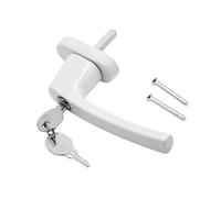 GPDNBIEU, Cerradura de aleación aluminio con llave for puertas doble acristalamiento, seguridad for niños, manijas ventanas y herramientas