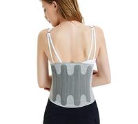 GPDNBIEU Cinturones de Soporte Lumbar, con Barra de Soporte Cinturón Espalda Extra Ancho Ajustable for ciática, escoliosis o Hernia Disco(L/Large)