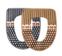 GPDNBIEU, Cojín for Asiento de Inodoro, Funda for, Calentador, cojín for, Almohadillas for Suaves y Gruesas for paño baño, 2 uds