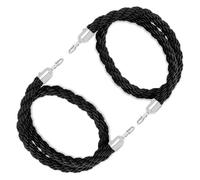 GPDNBIEU, Cordones de cáñamo con postes puntal for barreras cola/vestíbulos/postes VIP(2pcs,426cm/14ft)