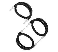 GPDNBIEU, Cordones de cáñamo con postes puntal for barreras cola/vestíbulos/postes VIP(3pcs,426cm/14ft)