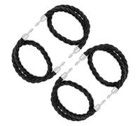 GPDNBIEU, Cordones de cáñamo con postes puntal for barreras cola/vestíbulos/postes VIP(4pcs,426cm/14ft)