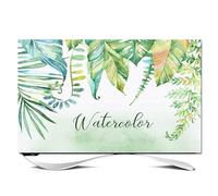 GPDNBIEU, Cubierta for TV, for Impermeable con Superficie Curva Universal for Escritorio Colgante for LCD LED, Tela A Prueba de Polvo Patrón Plantas Florales for for,Color:A(B,75in(175x100cm))