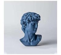 GPDNBIEU, Decoración de mitología Griega Resina, Estante Apollo, Decoraciones for Sala Estar, Dormitorio, Oficina, Escritorio, baño(Blue)