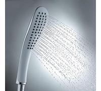 GPDNBIEU, Ducha de mano for baño, ducha, lluvia, cabezal, grifo mezclador ahorro agua cromado Abs