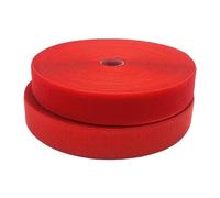 GPDNBIEU, For Coser Tiras de Nailon no Autoadhesivas 20 mm Ancho, Sujetadores for Ropa, reparación Telas y dobladillos(Red,20MM x 25 Yards)