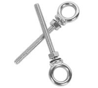 GPDNBIEU, Ganchos de acero inoxidable con tuercas, argolla oscilante, anillo cáncamo alta resistencia, gancho, tornillo, sujetadores, cáncamos(Picture 1)