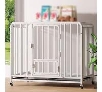 GPDNBIEU, Jaula for Perros de Tubo Cuadrado Fuerte, Perrera for, Muebles for jaulas for, Seis Lados Atrevido Mejorado, y Resistente(92.7x61.4x75cm)