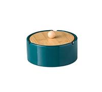 GPDNBIEU, Juegos de ceniceros for Cigarrillos Cenicero cerámica con Tapa Mesa Centro for el hogar al Aire Libre Sala Estar Oficina Comedor Decorativo(A)