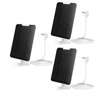 GPDNBIEU, Panel de células solares resistente a la intemperie IP65, montaje en pared ajustable 360° con cable carga micro USB 9,8 pies for cámara Arlo Essential Spotlight/XL Spotlight(3pcs)