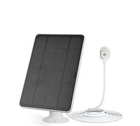 GPDNBIEU, Panel solar de 10 W con cable carga Cargador cámara seguridad IP Montaje en pared Soporte ajustable 360 IP65 for Arlo Ultra/Ultra 2/Pro 3/Pro 4/Pro 3(White)