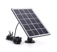 GPDNBIEU, Panel solar de 20 W for cargador panel IP65 Cable carga 9,8 pies Kit Soporte pared ajustable 360° for Ring Video Doorbell 4/3/3 Plus/2(Black)