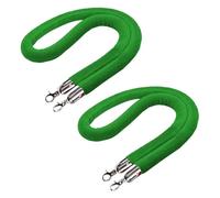 GPDNBIEU, Paquete de 2 cuerdas barreras seguridad for teatro conciertos hotel(Green,2m/6.6ft/79inch)