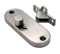 GPDNBIEU, Pestillos Cerrojo Cerradura for puerta corrediza Hebilla en ángulo recto móvil de 90 grados Mampara privacidad Granero y leva cerrojo