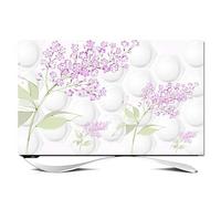 GPDNBIEU, Protector de Pantalla Flores botánicas Cubierta 32-65 Pulgadas for televisores LED/LCD/curvos televisión Fibra poliéster(Flower4,40-43inch)
