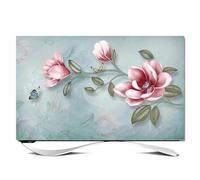GPDNBIEU, Protector de Pantalla for Escritorio/Colgante con Estampado Flores 32-80 Pulgadas, Accesorio Decorativo for Sala Estar(Flower,45-48inch)