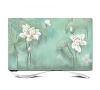 GPDNBIEU, Protector de Pantalla for Escritorio/Colgante con Estampado Flores 32-80 Pulgadas, Accesorio Decorativo for Sala Estar(Flower2,49-52inch)