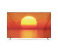 GPDNBIEU, Protector de Pantalla Pintura Decorativa Amanecer y Atardecer Tela Estirable 32-80 Pulgadas for Pantallas computadora/LED(Sunrise2,37-39inch)