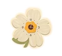 GPDNBIEU, Reloj colgante, reloj colgante Led decorativo artístico, reloj colgante de flores moderno, adecuado for sala de estar, dormitorio, estudio(Flower Facing the Sun [Ambient Light+usb Plug in Mo