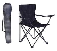 GPDNBIEU, Silla de Camping Plegable al Aire Libre Pesca con Bolsa for Botella Agua(Black)