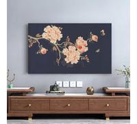 GPDNBIEU, Televisores de 32-65 Pulgadas Protectores Pantalla universales LCD/LED Dormitorio Sala Estar Impresión Arte Decorativo(Flower2,32inch)