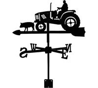 GPDNBIEU, Veleta de Viento Metal Vintage Indicador dirección del for decoración Paddock Techo jardín al Aire Libre(C)