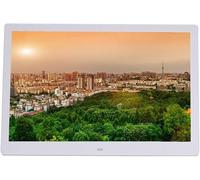 GPECTIFO 14-Inch Digital Photo Frame Electronic Photo Frame Advertising Player Home Video Player(Bianco)