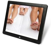 GPECTIFO 15-Inch LED HD Digital Photo Frame Electronic Photo Frame Advertising Player Ultra-Thin Narrow Bezel(Nero)