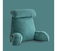 GPECTIFO Cojín for acurrucarse, cojín de Apoyo Lumbar, cojín de Cama con cojín for el Cuello extraíble, Gran cojín for Leer un Libro o Jugar(Emerald Green)