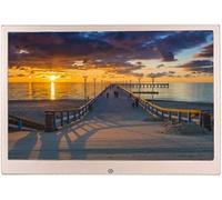 GPECTIFO Digital Photo Frame 15-Inch Home Electronic Photo Album Ultra-Thin Narrow Bezel Video Player(Rose Gold)