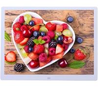 GPECTIFO Marco de Fotos Digital Multifuncional de Alta definición de 15 Pulgadas, Reproductor de Publicidad for Montaje en Pared, Monitor y Reproductor de vídeo.(Bianco)