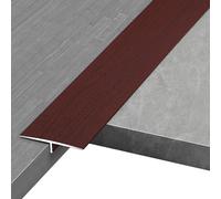 GPECTIFO Tira de transición de Piso con moldura en T, moldura en T for Borde de Puerta for Madera a azulejo, umbrales de Aluminio for Puertas/Protector de alfombras(Rosso,Length 115cm/45 in)