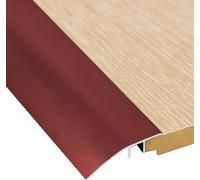 GPECTIFO Tira de transición de Piso de Puerta, Tiras Autoadhesivas for Cubierta de Piso/Tiras de conexión de Espacios, for Altura de umbral Inferior a 1 mm(Rosso,Length 145cm/57 in)