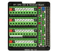 GPIO Status LED Terminal Block Breakout Board para Raspberry Pi A+3A+B+2B 3B 3B+ 4B